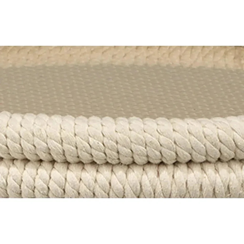 Coastal White Rope Mid Century Side Table Storage - LOOMLAN - Jamie Young - Side Tables