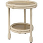 Coastal White Rope Mid Century Side Table Storage - LOOMLAN - Jamie Young - Side Tables