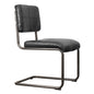 Cobain Black Leather Dining Chair 2PC