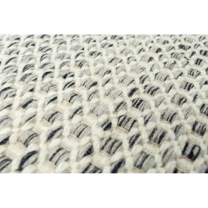 Cobe Basketweave Gray Area Rugs For Living Room - LOOMLAN - LOOMLAN - Area Rugs