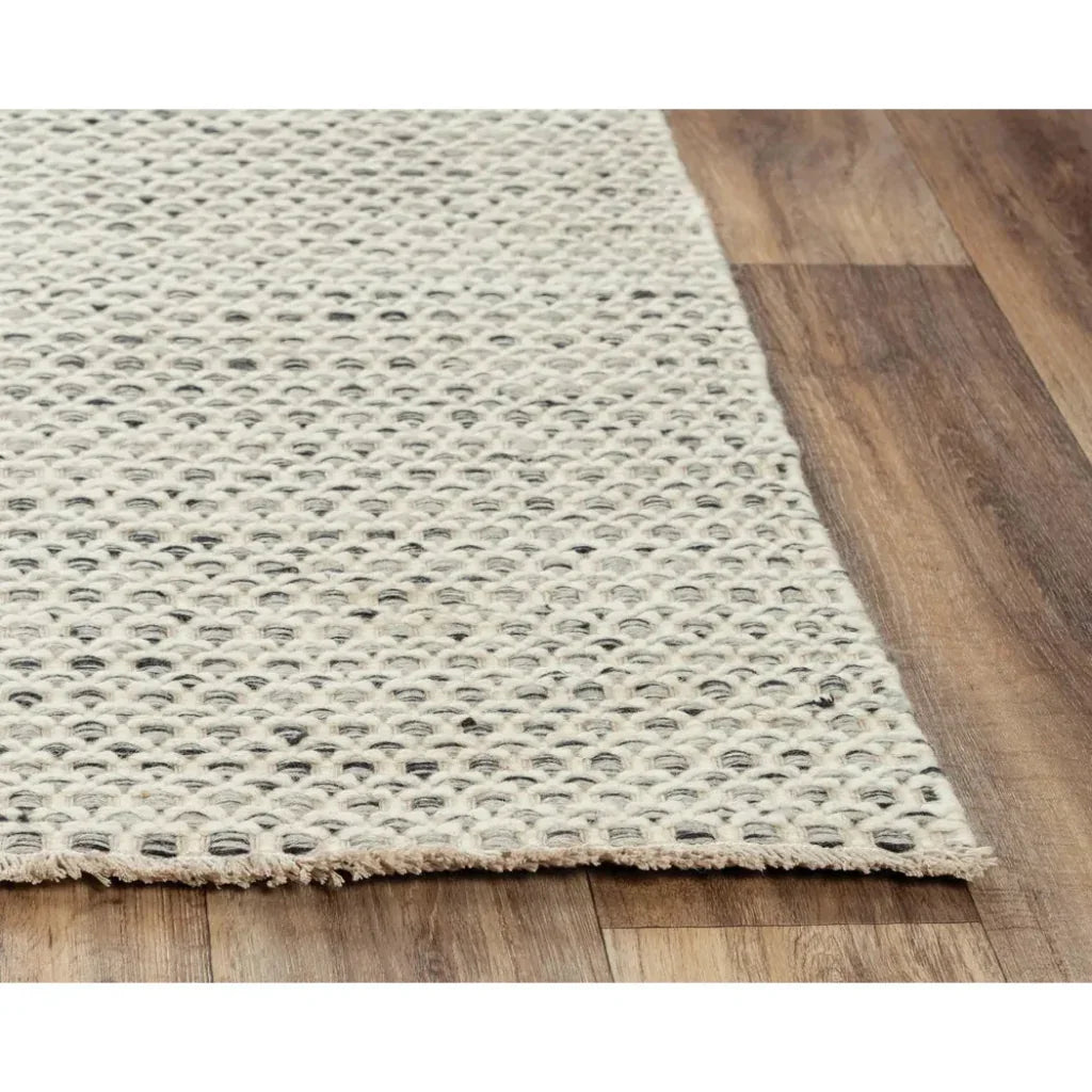Cobe Basketweave Gray Area Rugs For Living Room - LOOMLAN - LOOMLAN - Area Rugs