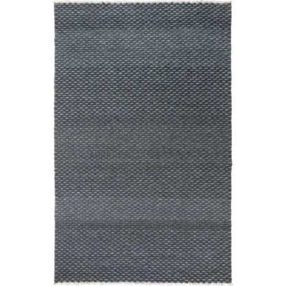 Cobi Basketweave Charcoal Area Rugs For Living Room - LOOMLAN - LOOMLAN - Area Rugs