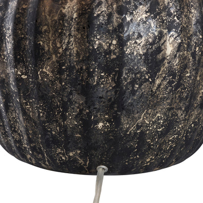 Cobie Mottled Glass Black Table Lamp