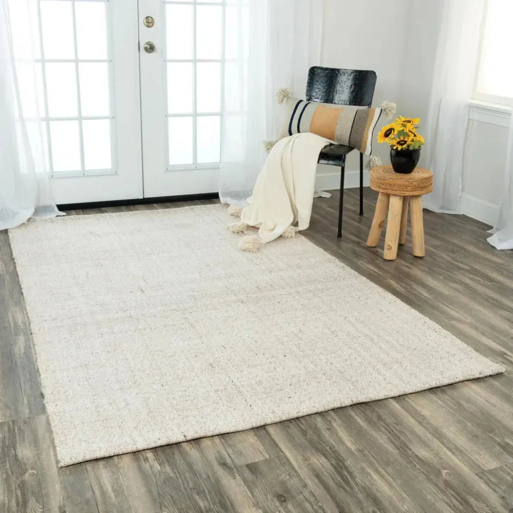 Cobo Basketweave Beige Area Rugs For Living Room - LOOMLAN - LOOMLAN - Area Rugs