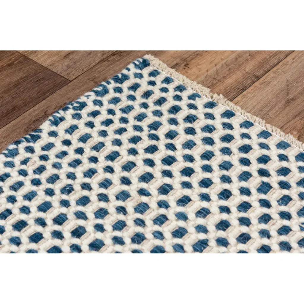 Cobs Basketweave Blue Area Rugs For Living Room - LOOMLAN - LOOMLAN - Area Rugs