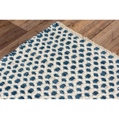 Cobs Basketweave Blue Area Rugs For Living Room - LOOMLAN - LOOMLAN - Area Rugs