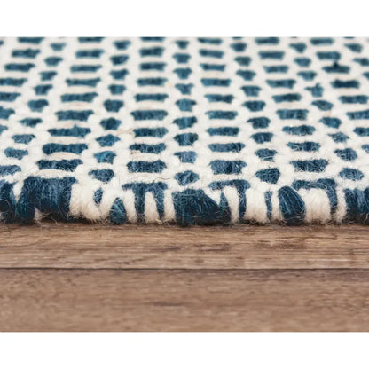 Cobs Basketweave Blue Area Rugs For Living Room - LOOMLAN - LOOMLAN - Area Rugs
