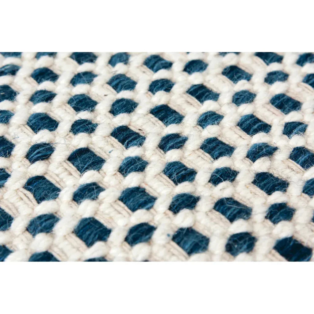 Cobs Basketweave Blue Area Rugs For Living Room - LOOMLAN - LOOMLAN - Area Rugs