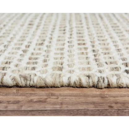Coce Basketweave Beige Area Rugs For Living Room - LOOMLAN - LOOMLAN - Area Rugs