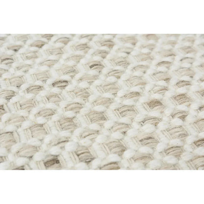 Coce Basketweave Beige Area Rugs For Living Room - LOOMLAN - LOOMLAN - Area Rugs
