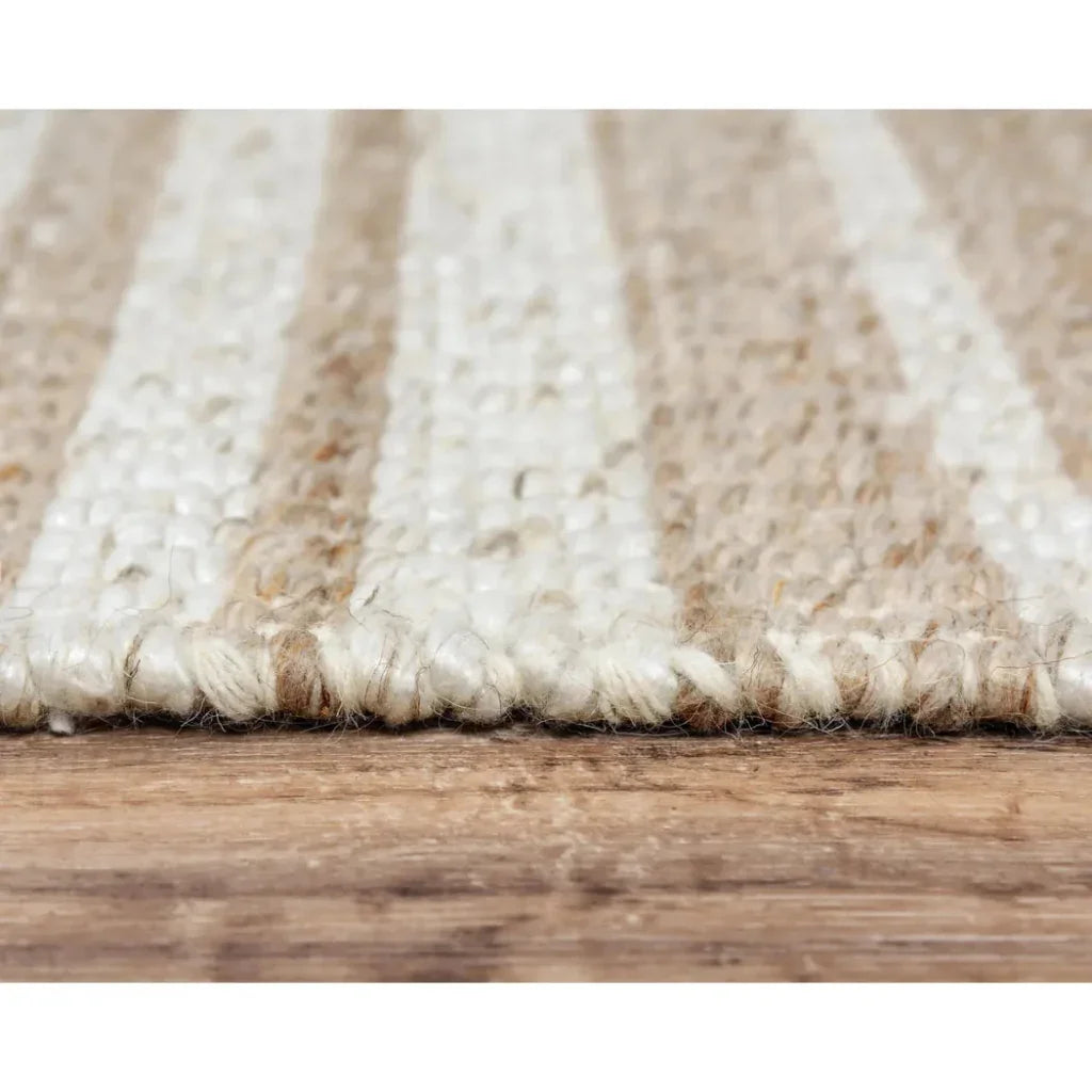 Coch Stripe Beige Area Rugs For Living Room - LOOMLAN - LOOMLAN - Area Rugs