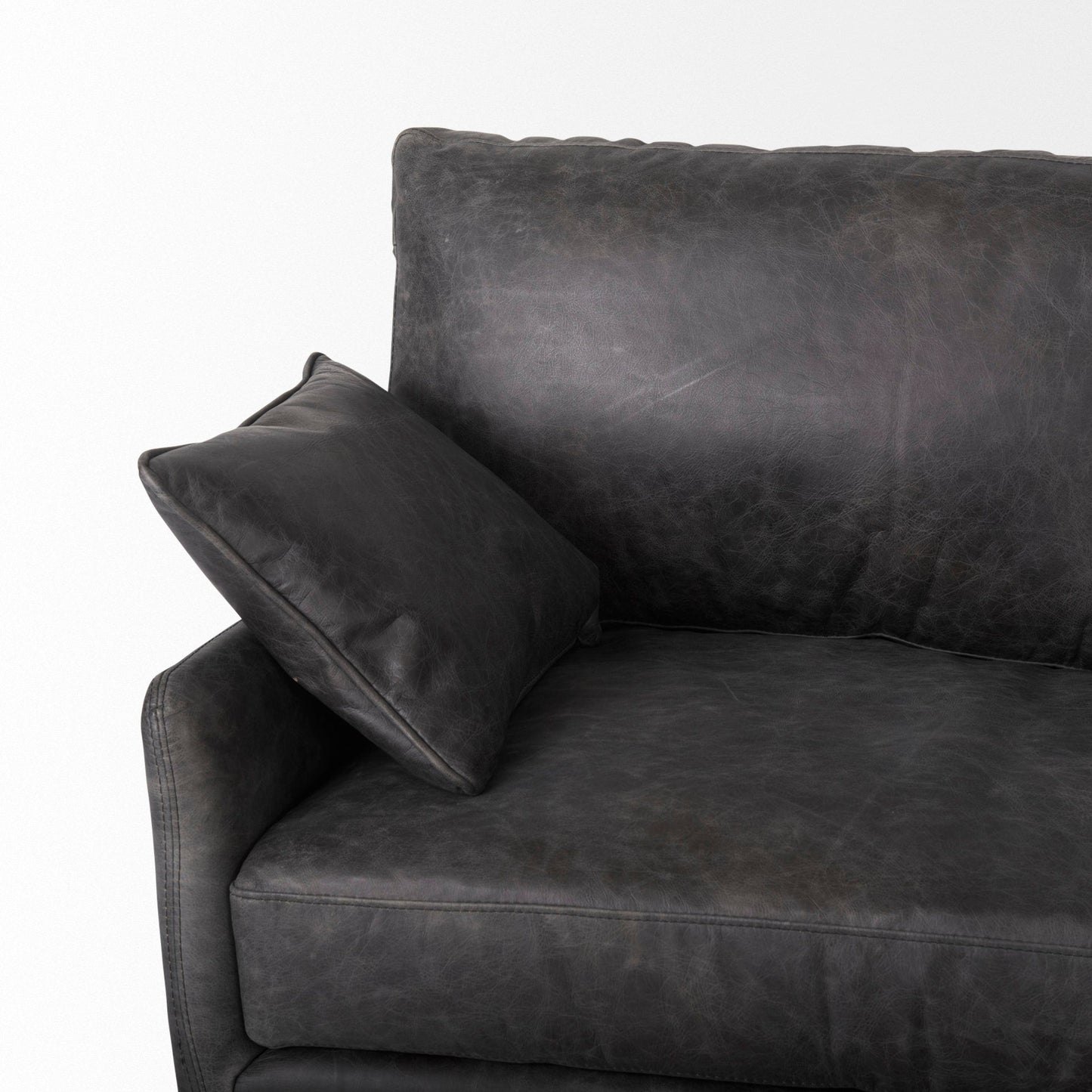 Cochrane Top Grain Leather Three Seater Sofa