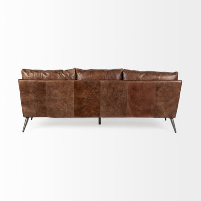 Cochrane Top Grain Leather Three Seater Sofa