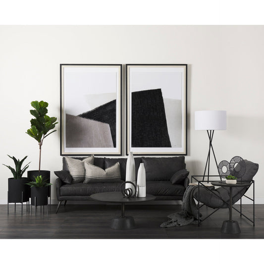 Cochrane Top Grain Leather Three Seater Sofa