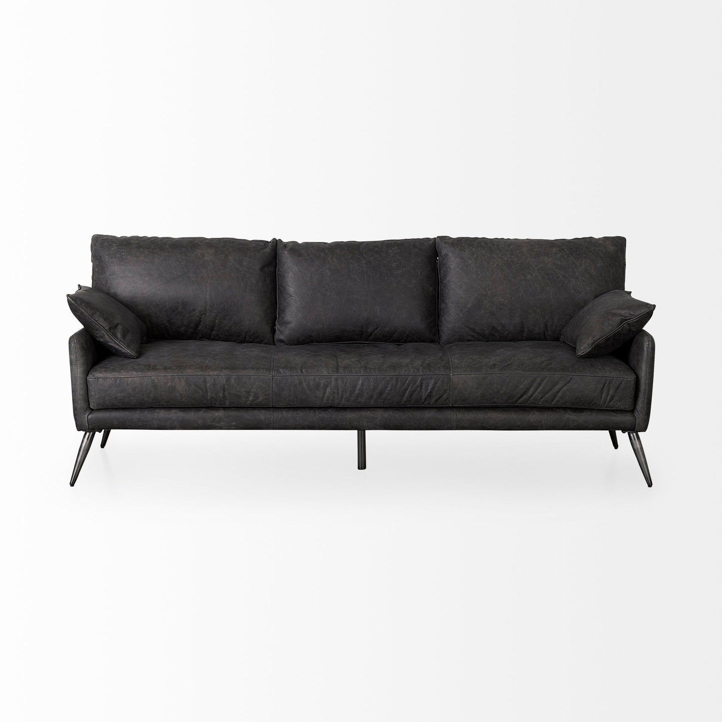 Cochrane Top Grain Leather Three Seater Sofa
