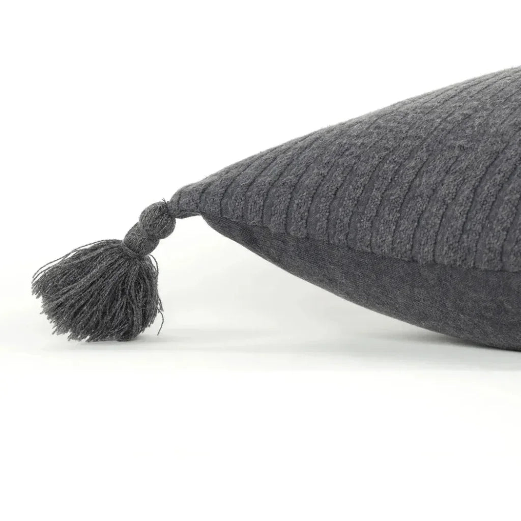 Coco Decorative Pillow For Sofa With Tassels - LOOMLAN - LOOMLAN - Throw Pillows