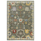 Coco Floral Gray Large Area Rugs For Living Room - LOOMLAN - LOOMLAN - Area Rugs