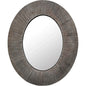 Coco Mirror Oval Wall Mirror Handcarved - LOOMLAN - Noir - Wall Mirrors