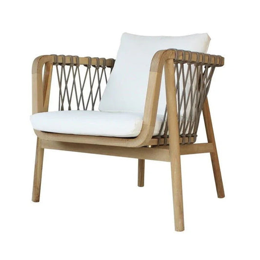 Coco Wood Framed Patio Chair-Outdoor Accent Chairs-Artesia-LOOMLAN