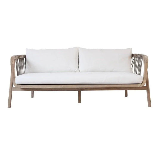 Coco Wood Framed Patio Sofa - LOOMLAN - Artesia - Outdoor Sofas & Loveseats