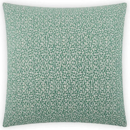 Code Malachite Teal Throw Pillow With Insert - LOOMLAN - D.V. Kap - Throw Pillows