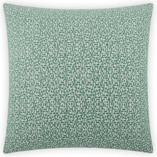 Code Malachite Teal Throw Pillow With Insert - LOOMLAN - D.V. Kap - Throw Pillows