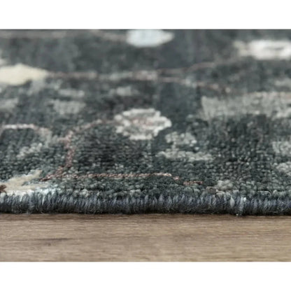 Cody Floral Charcoal Large Area Rugs For Living Room - LOOMLAN - LOOMLAN - Area Rugs
