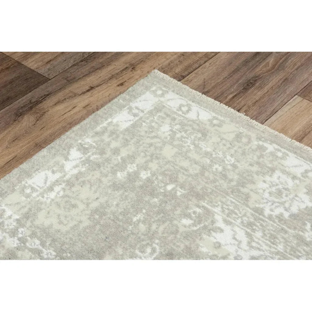 Coed Floral Gray Large Area Rugs For Living Room - LOOMLAN - LOOMLAN - Area Rugs