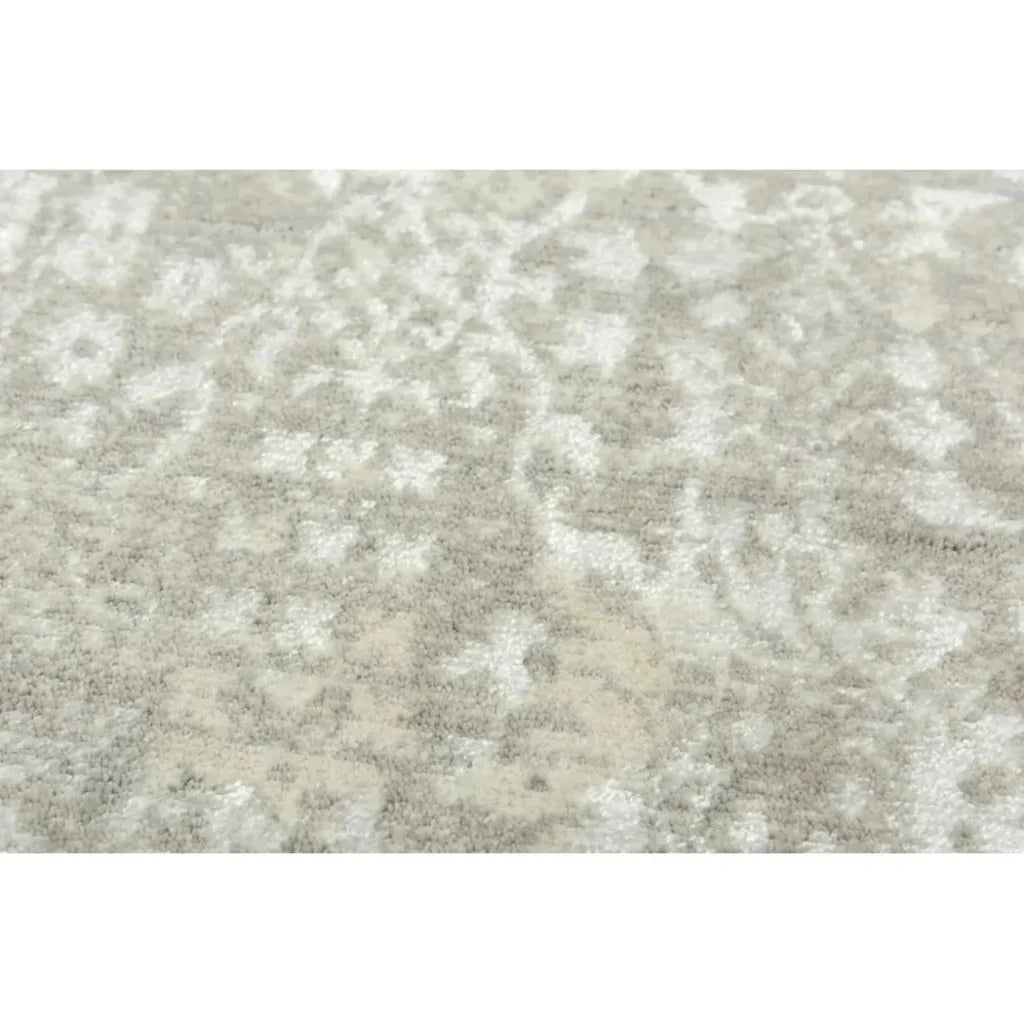 Coed Floral Gray Large Area Rugs For Living Room - LOOMLAN - LOOMLAN - Area Rugs