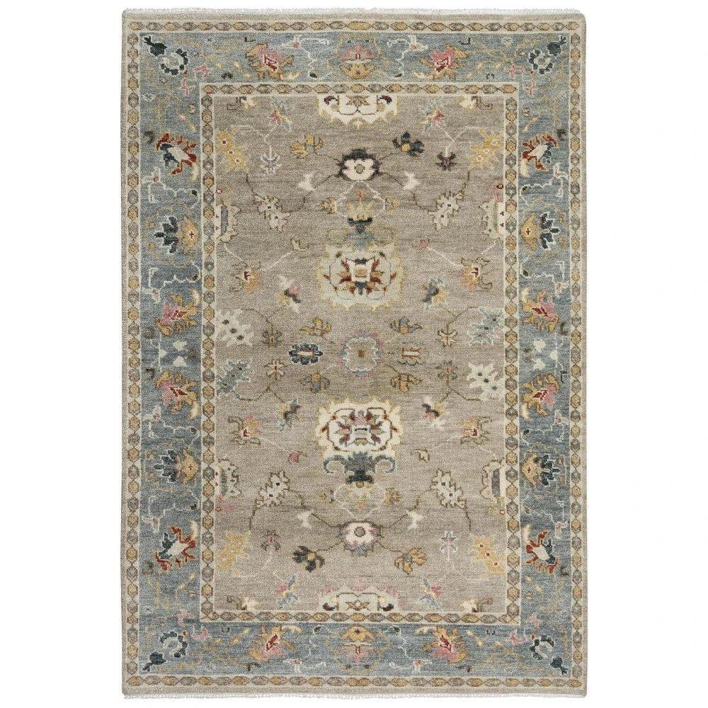 Cofe Floral Beige Large Area Rugs For Living Room - LOOMLAN - LOOMLAN - Area Rugs