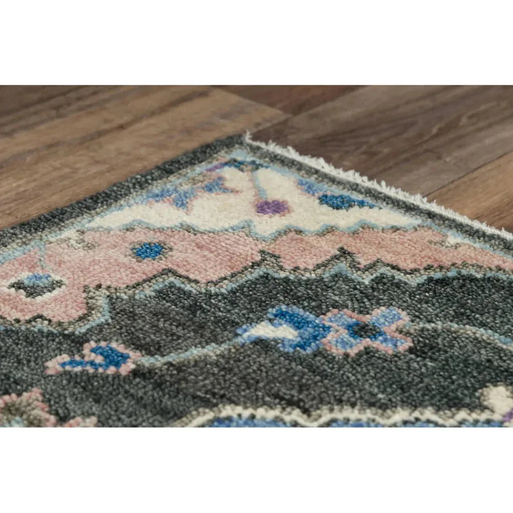 Cogo Geometric Charcoal Large Area Rugs For Living Room - LOOMLAN - LOOMLAN - Area Rugs