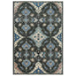 Cogo Geometric Charcoal Large Area Rugs For Living Room - LOOMLAN - LOOMLAN - Area Rugs