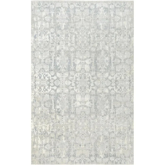 Coit Damask Gray Large Area Rugs For Living Room - LOOMLAN - LOOMLAN - Area Rugs