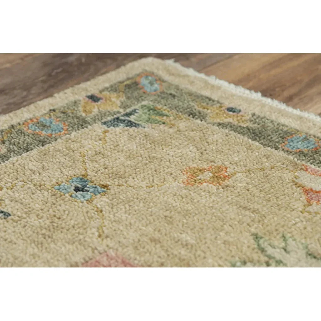 Cola Floral Beige Large Area Rugs For Living Room - LOOMLAN - LOOMLAN - Area Rugs