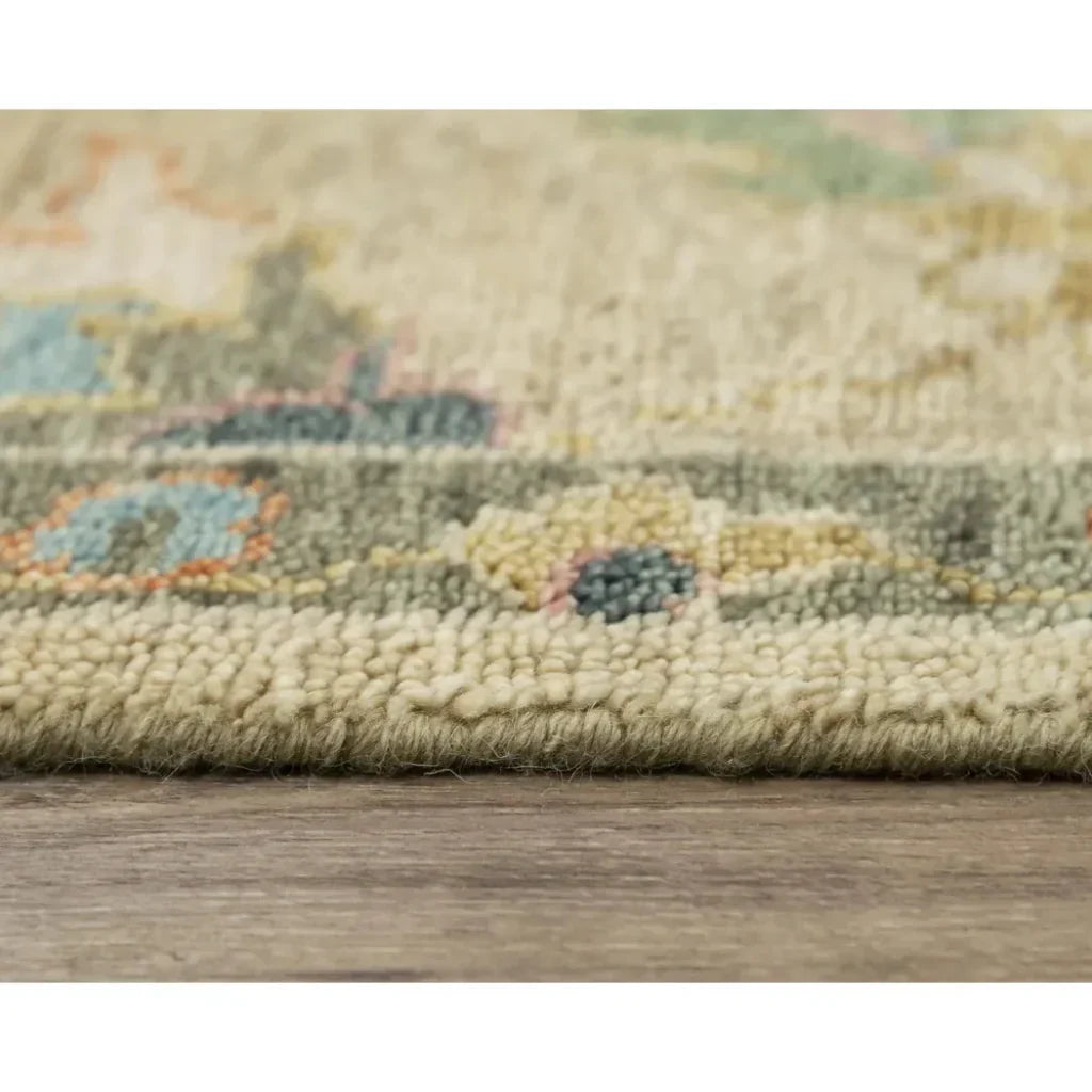 Cola Floral Beige Large Area Rugs For Living Room - LOOMLAN - LOOMLAN - Area Rugs