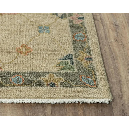 Cola Floral Beige Large Area Rugs For Living Room - LOOMLAN - LOOMLAN - Area Rugs