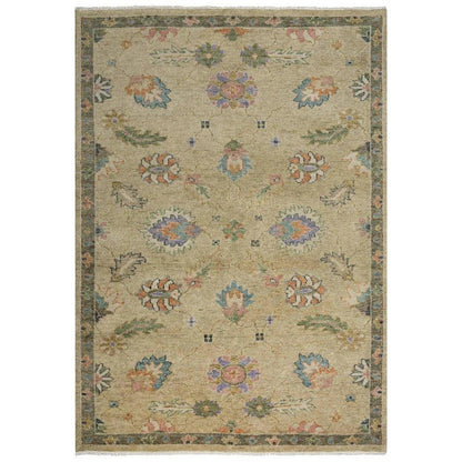 Cola Floral Beige Large Area Rugs For Living Room - LOOMLAN - LOOMLAN - Area Rugs