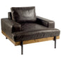 Colburne Brown Leather Club Chair