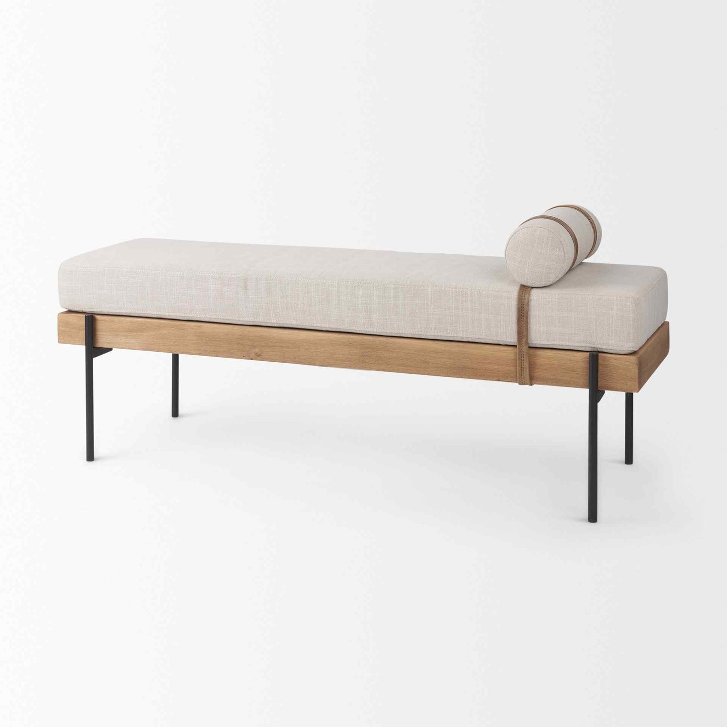 Colburne Cream Fabric Bedroom Bench