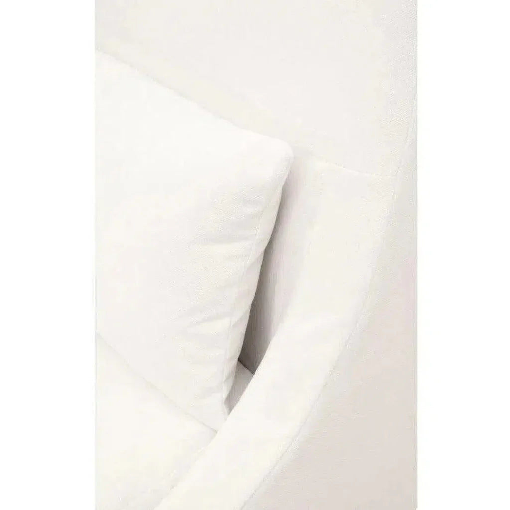 Colette Slipcover Dining Chair 2PC LiveSmart White - LOOMLAN - Essentials For Living - Dining Chairs