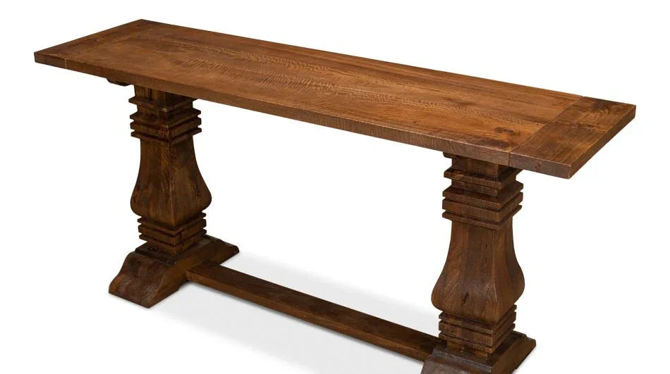 Colette Wooden Rectangular Console Table - LOOMLAN - Sarreid - Console Tables