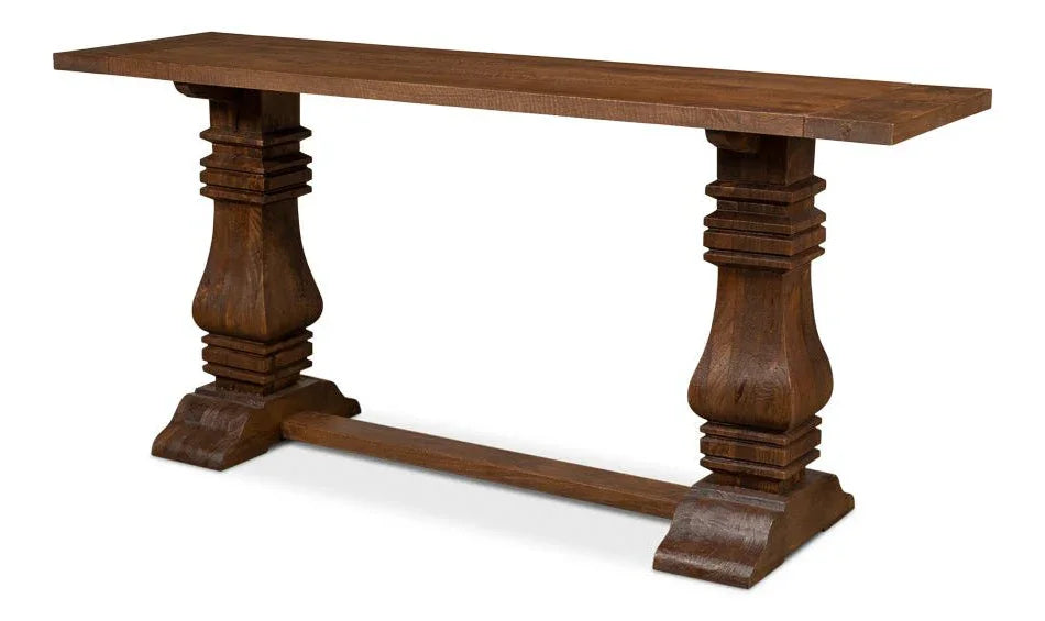 Colette Wooden Rectangular Console Table - LOOMLAN - Sarreid - Console Tables
