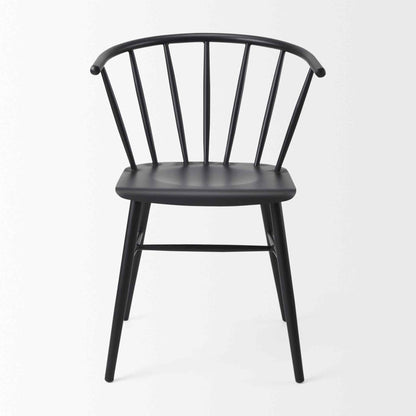 Colin Black Metal Armless Dining Chair (Set of 2)