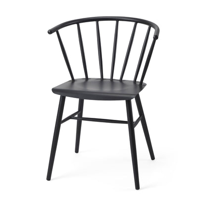 Colin Black Metal Armless Dining Chair (Set of 2)