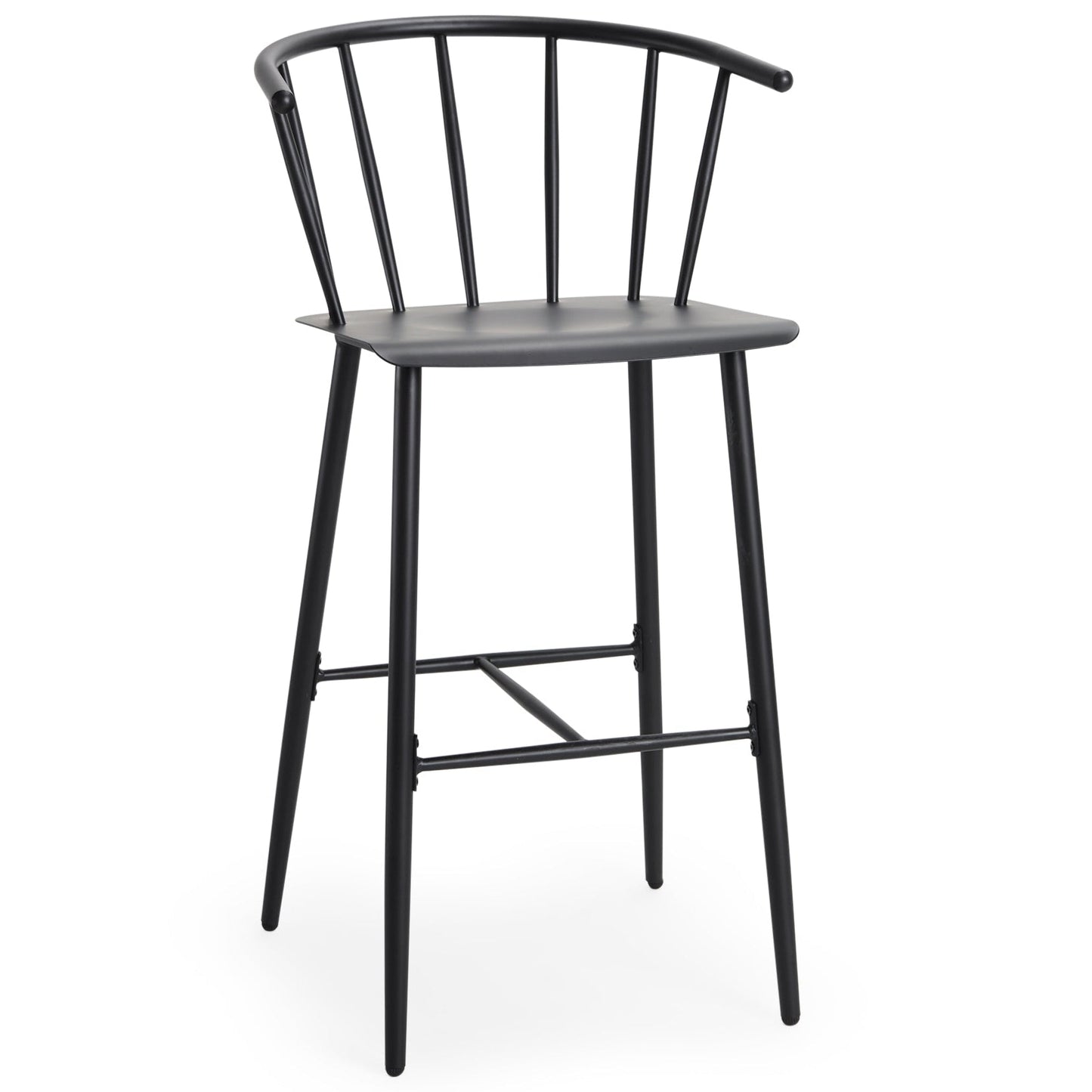 Colin Black Metal Barstool