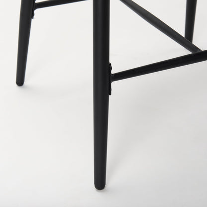 Colin Black Metal Counter Stool