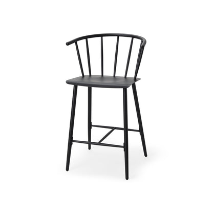 Colin Black Metal Counter Stool