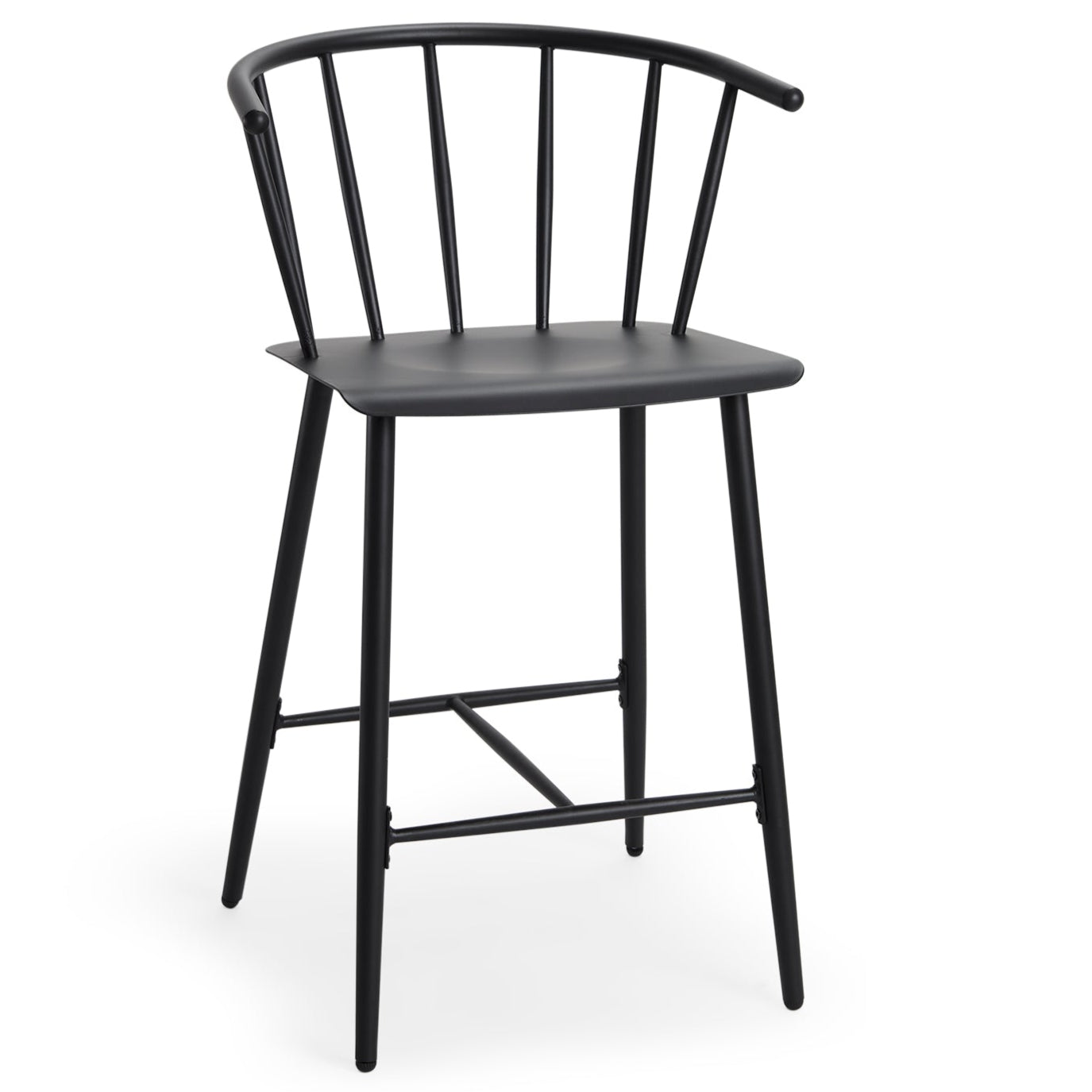 Colin Black Metal Counter Stool