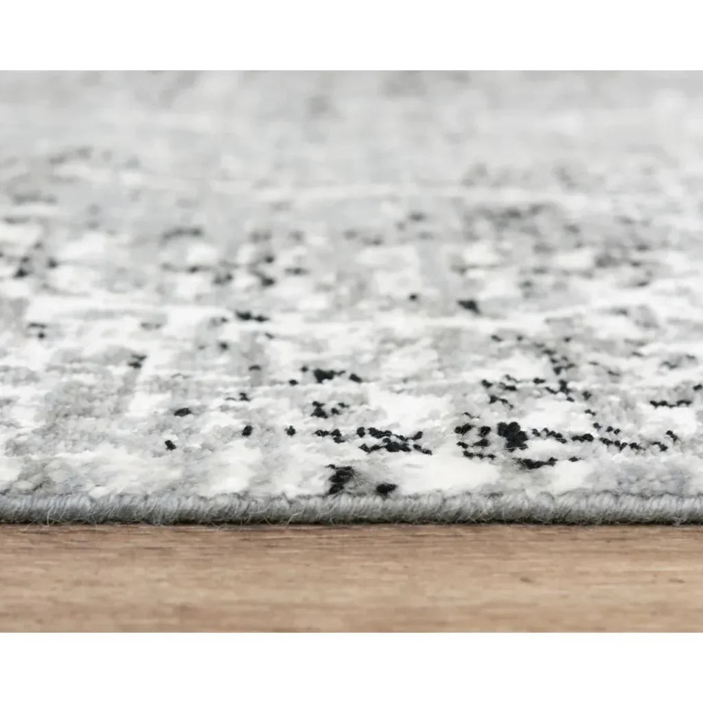 Coll Geometric Gray Large Area Rugs For Living Room - LOOMLAN - LOOMLAN - Area Rugs