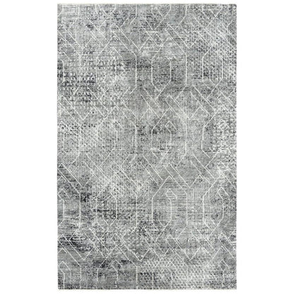 Coll Geometric Gray Large Area Rugs For Living Room - LOOMLAN - LOOMLAN - Area Rugs